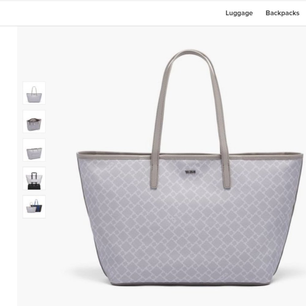 New Tumi Everyday Tote Style 0734446GRY MSRP$345
